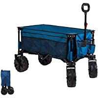 Timber Ridge Carrito de Jardín Plegable Carros de Transporte Plegables para Acampar al Aire Libre Remolque de Jardín…